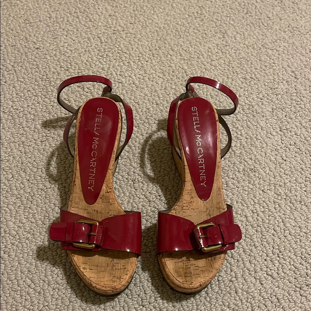 Stella McCartney Linda Cork Wedge Sandal